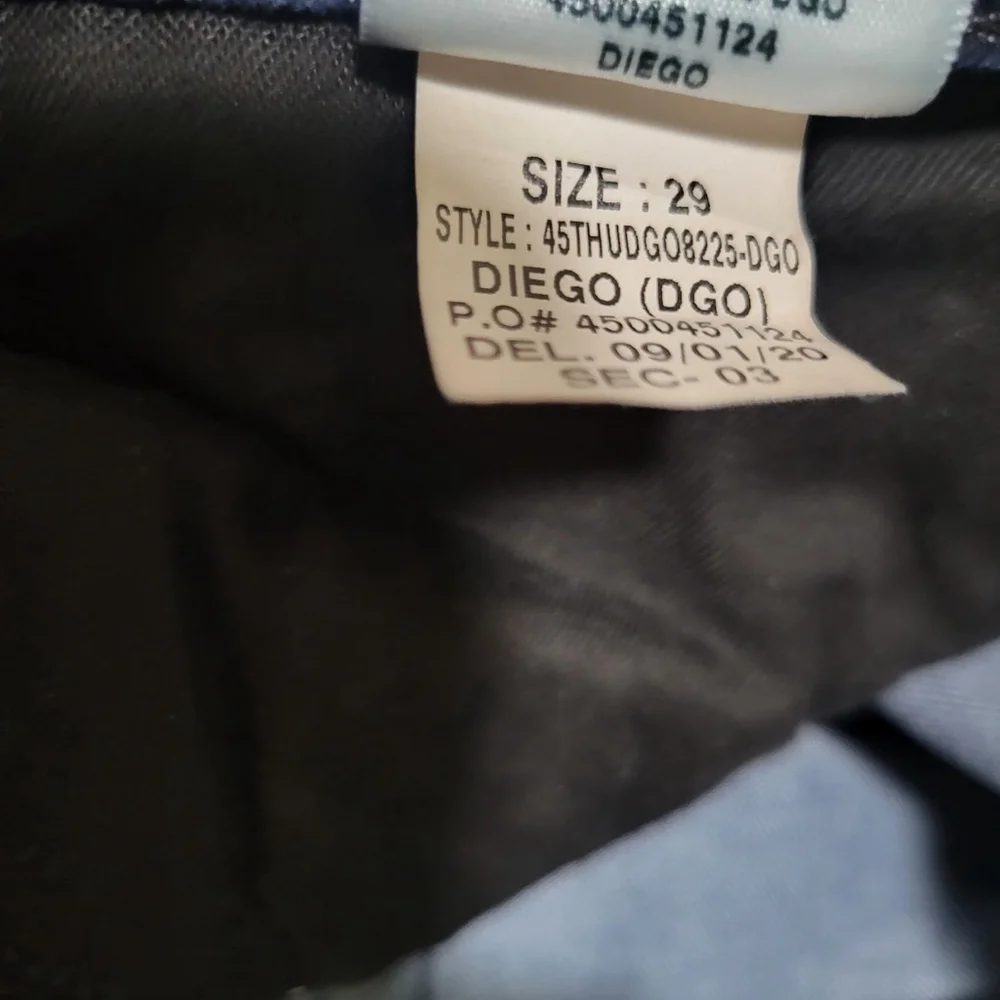 JOE'S JEANS The Brixton Straight & Narrow Blue Dark Wash Jeans Size 29 Inseam 35